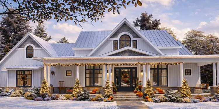 2,787 Sq Ft Country House Plan with 3 Bedrooms & 2.5 Bathrooms