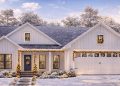 1,416 Sq Ft Modern Farmhouse Plan with 3 Bedrooms & 2 Bathrooms