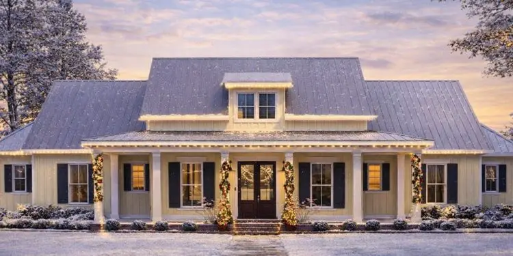 2,435 Sq Ft Attractive Modern Farmhouse Plan with Bonus Room & Bath Over Garage