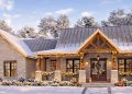 2,454 Sq Ft Split-Bedroom Hill Country House Plan with Large Walk-In Pantry