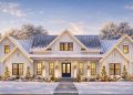 Expanded 4-Bed Modern Farmhouse with Game Room & Bonus Room – 3,086 Sq Ft (Plan 51830HZ)