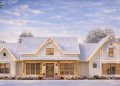 Grand Modern Farmhouse House Plan with 5 Beds, 3-Car Garage & Outdoor Kitchen – 3,500 Sq Ft