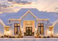 Transitional Style Home Plan with Two-Story Great Room & Bonus Room – ~3,607 Sq Ft