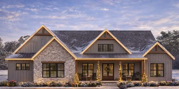 Modern Farmhouse Plan – 2,492 Sq Ft • 4 Bedrooms & 3.5 Bathrooms