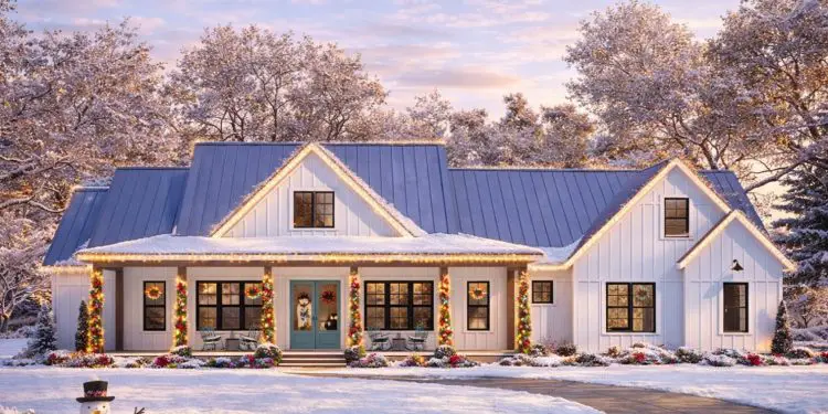 Modern Farmhouse with Flexible Living – ~2,680 Sq Ft • 4–5 Beds & 3.5 Baths