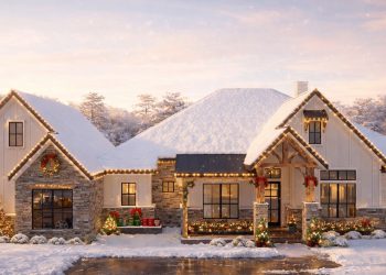 Modern Farmhouse Plan – ~3,414 Sq Ft • 4 Bedrooms & 4 Bathrooms