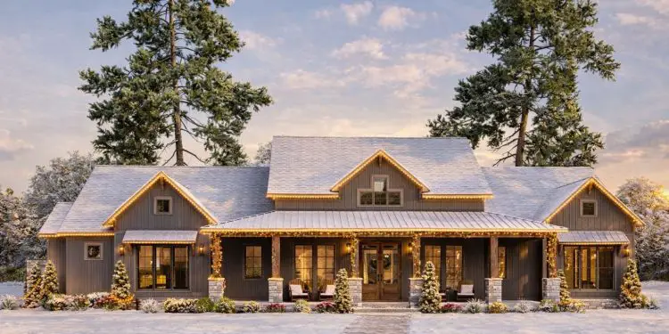 Contemporary Farmhouse with Home Office – ~3,215 Sq Ft • 5 Bedrooms & 4 Bathrooms