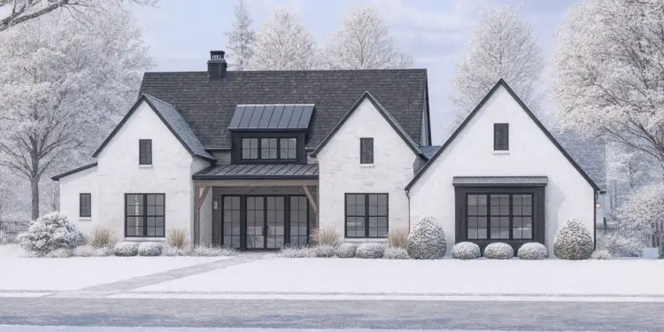 2,390 Sq Ft Split-Bedroom New American House – 4-Bed Beauty with Vaulted Great Room (Plan 818105JSS)