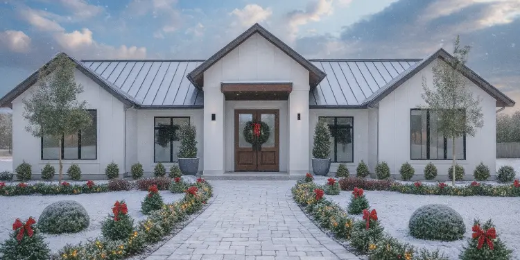 4-Bed House Plan with Balanced Exterior – 2,800 sq ft, 4 Bedrooms, 3½ Bathrooms