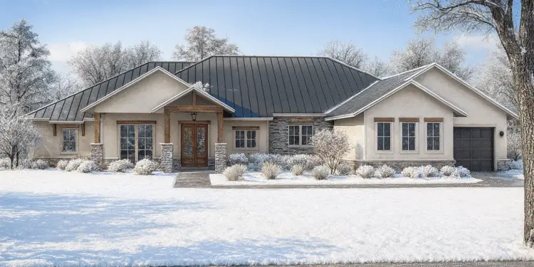 2,974 Sq Ft Modern Farmhouse — 3 Beds, 3.5 Baths, Spacious Living (Plan 041-00244)