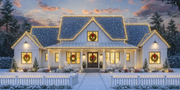 Perfectly Balanced 4-Bed Modern Farmhouse Plan – 2,400 sq ft + Bonus