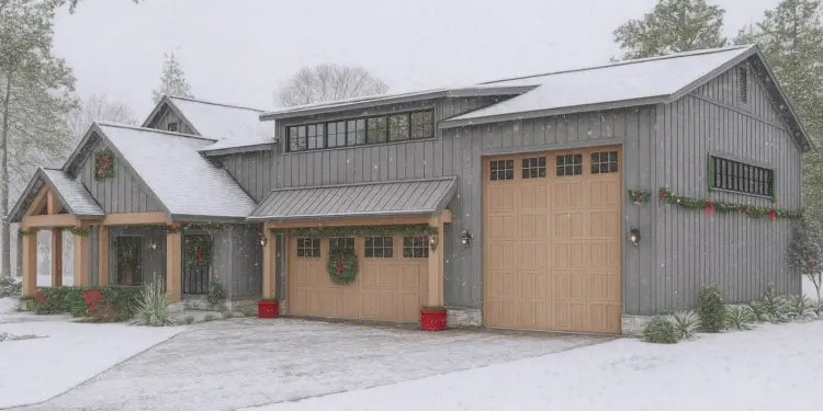 2,556 Sq Ft Barndominium – 4 Beds, 2.5 Baths & 3-Car Garage (Plan 8318-00323)