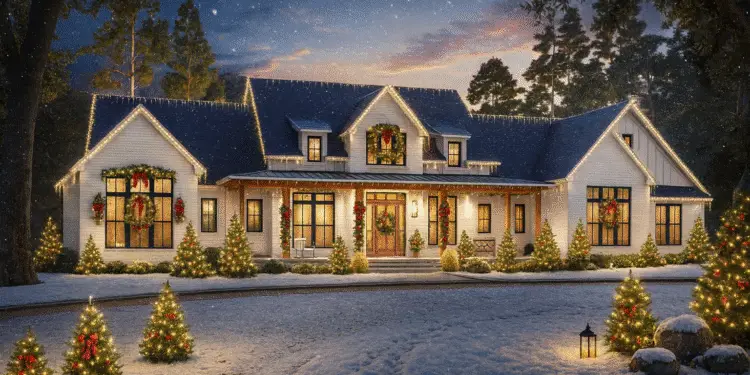 3,500 Sq Ft Modern Farmhouse — 5 Beds, 3.5 Baths, 3-Car Garage (Plan 041-00413)