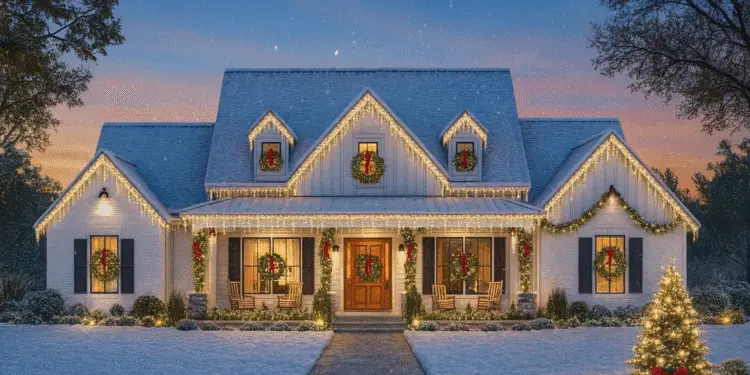 3,292 Sq Ft Symmetrical Modern Farmhouse — 4 Beds + Home Office, Bonus Room & 3-Car Garage (Plan 56549SM)