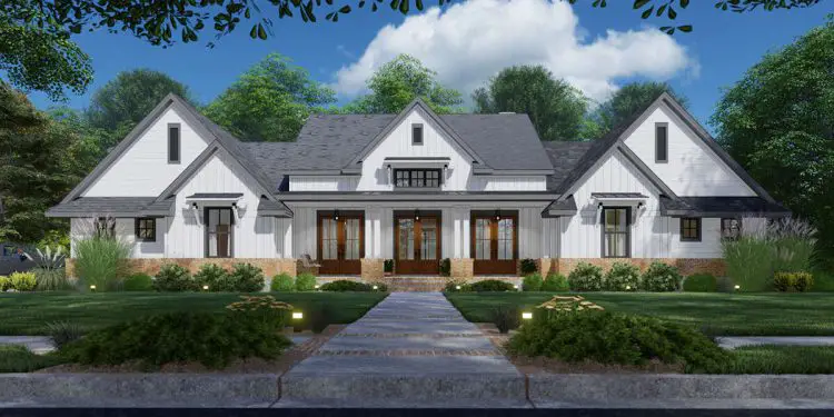 Modern Farmhouse Plan #9401-00111 – 3,077 Sq Ft | 4 Beds & 3.5 Baths