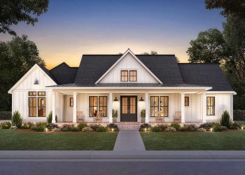 Modern Farmhouse Plan #4534-00101 – 2,438 Sq Ft | 4 Beds & 2.5 Baths