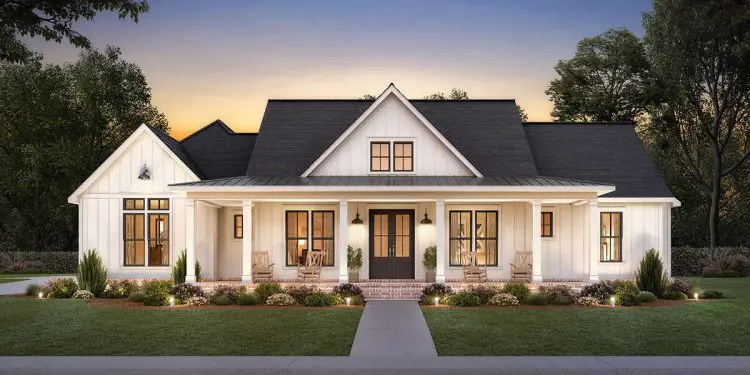 Modern Farmhouse Plan #4534-00101 – 2,438 Sq Ft | 4 Beds & 2.5 Baths