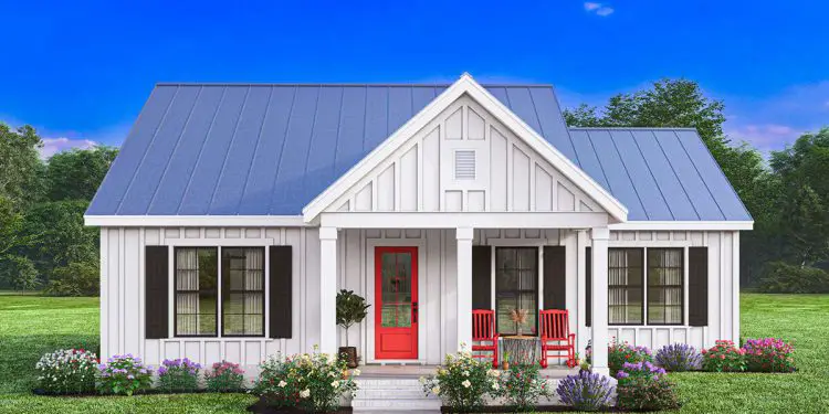 Modern Farmhouse Plan – 1,512 Sq Ft | 3 Beds & 2 Baths