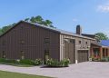 Barndominium Plan – 2,189 Sq Ft | 3–4 Beds & 2.5 Baths