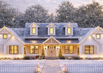 3,345 Sq Ft Modern Farmhouse with Home Office, Sunroom & Flexible Living