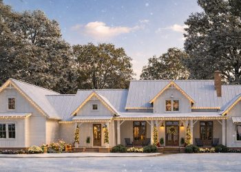 Modern Farmhouse Plan – 3,095 Sq Ft • 4–5 Bedrooms & 4 Bathrooms
