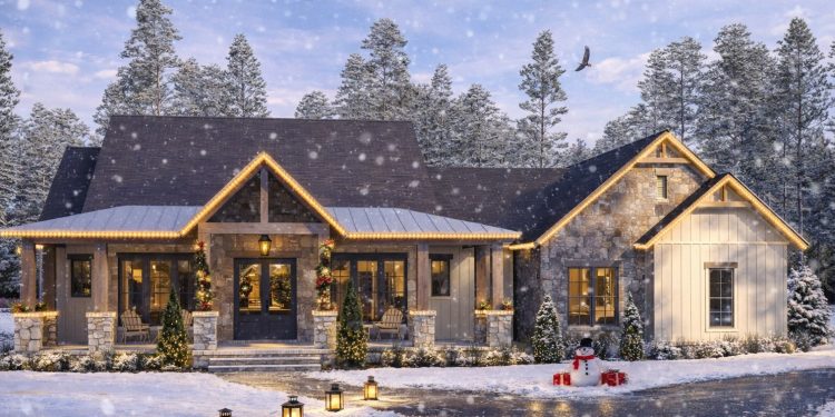 2,195 Sq Ft Modern Farmhouse with 3 Bedrooms, 2.5 Baths, and Big Front-and-Back Porch Living