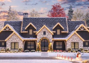 Transitional House Plan with Perfect Symmetry & Bonus Expansion – 4,032 Sq Ft