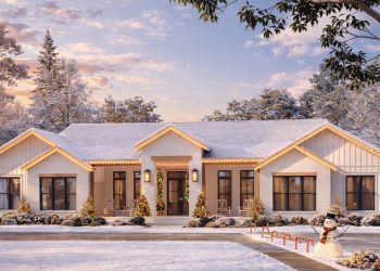 Modern Transitional Plan – 3,340 Sq Ft | 5 Bedrooms & 4.5 Bathrooms