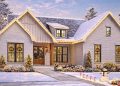 Transitional 4-Bedroom Modern Farmhouse with Vaulted Master Suite – 1,800 Sq Ft