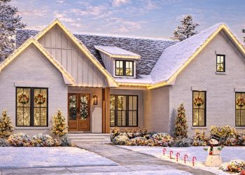 Transitional 4-Bedroom Modern Farmhouse with Vaulted Master Suite – 1,800 Sq Ft