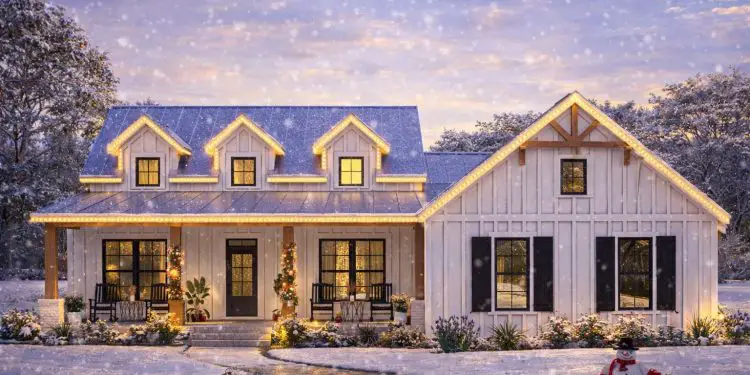 1,819 Sq Ft Modern Farmhouse – 3 Bedrooms, 2 Full + 1 Half Baths & Porch Living