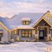 New American Ranch Home Plan with Home Office & Media Room – 2,812 Sq Ft