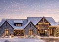 4-Bed Modern Cottage House Plan with Vaulted Kitchen and Dining – 3,248 Sq Ft