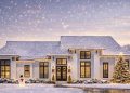 5-Bed Southern Transitional Home Plan with Coffered Ceiling & Outdoor Kitchen – 4,027 Sq Ft
