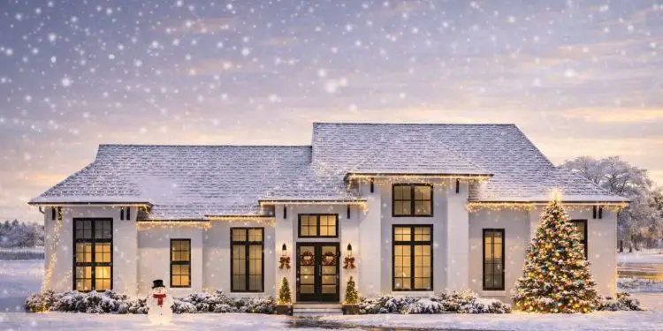 5-Bed Southern Transitional Home Plan with Coffered Ceiling & Outdoor Kitchen – 4,027 Sq Ft