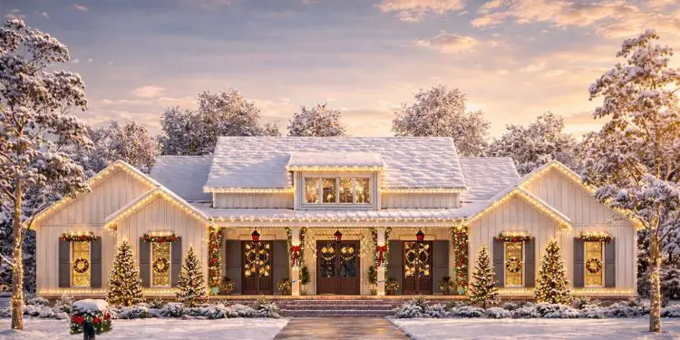 Modern Farmhouse Plan – 3,076 Sq Ft | 4 Bedrooms & 3.5 Bathrooms