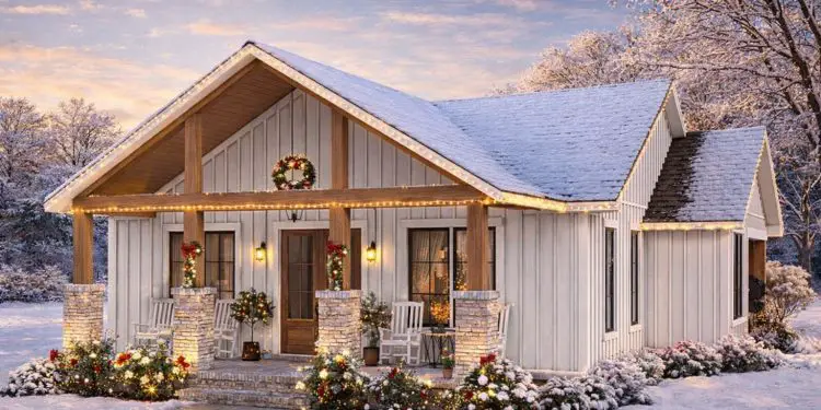 Modern Farmhouse Plan – 1,596 Sq Ft | 3 Bedrooms & 2.5 Bathrooms