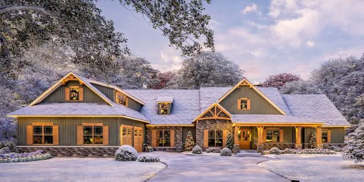 Gorgeous Craftsman House Plan with Private Master Suite – 5,098 Sq Ft