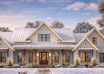 Modern Farmhouse Plan – 2,553 Sq Ft | 3 Bedrooms & 2.5 Bathrooms