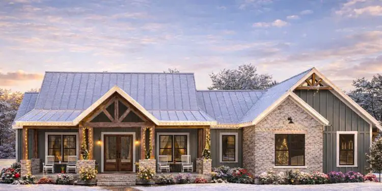 Modern Farmhouse Plan – 2,167 Sq Ft | 3 Bedrooms & 2.5 Bathrooms