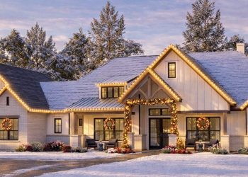 Modern Farmhouse Plan – 4,090 Sq Ft | 4 Bedrooms & 5 Bathrooms