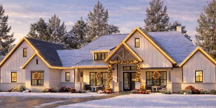 Modern Farmhouse Plan – 4,090 Sq Ft | 4 Bedrooms & 5 Bathrooms