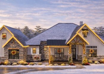 Modern Farmhouse Plan – 3,414 Sq Ft | 4 Bedrooms & 4 Bathrooms