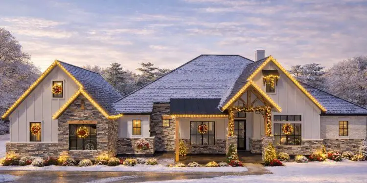 Modern Farmhouse Plan – 3,414 Sq Ft | 4 Bedrooms & 4 Bathrooms