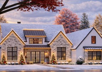 4-Bed Modern Farmhouse Plan Under 2900 Sq Ft with Bonus Room Above – 2,877 Sq Ft