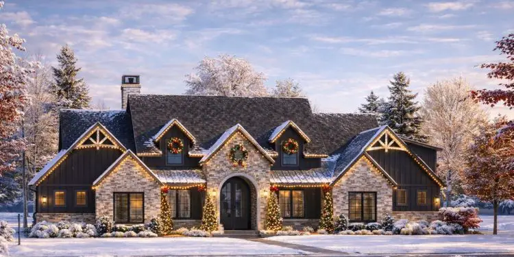 Transitional House Plan with Perfect Symmetry and Bonus Expansion – 4,032 Sq Ft | 4 Beds & 4.5 Baths