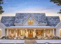 Symmetrical 4-Bed Modern Farmhouse Plan with Home Office & Bonus Room – 3,292 Sq Ft