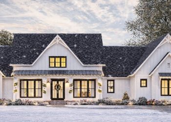 3300 Sq Ft Split-Bedroom Modern Farmhouse with 3-Car Garage & Bonus Expansion