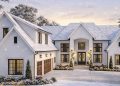 4-Bed Transitional House Plan with 3-Car Garage & Bonus Expansion Above – 3,699 Sq Ft | 4 Beds 4.5 Baths