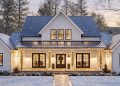 4-Bedroom Modern Farmhouse Plan with Outdoor Kitchen – 3,003 Sq Ft | 4 Beds & 4.5 Baths